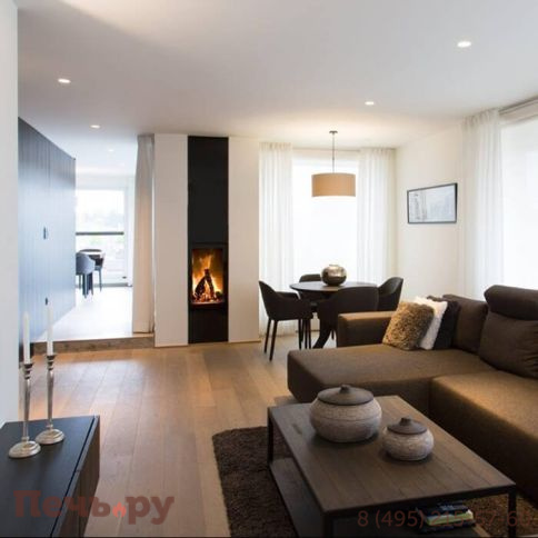 Каминная топка M-design Luna 550 V Gold+(Луна 550 V Голд+) фото 3