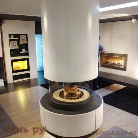 Каминная топка Piazzetta M360 цилиндрический кожух фото 2