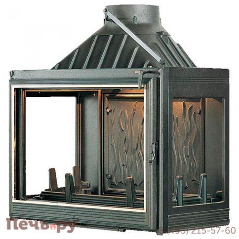 Каминная топка Seguin Europa 7 три стекла фото