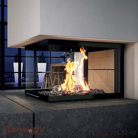 Каминная топка Totem 3 Faces 800 Technika с опцией шиберной заслонки фото 3