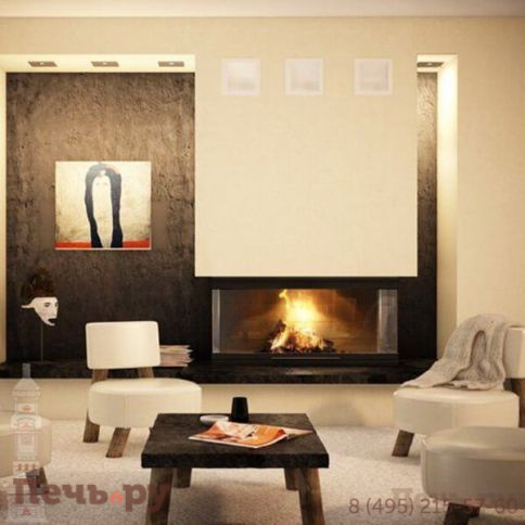 Каминная топка Totem 3 Faces Horizon 1000 фото 3