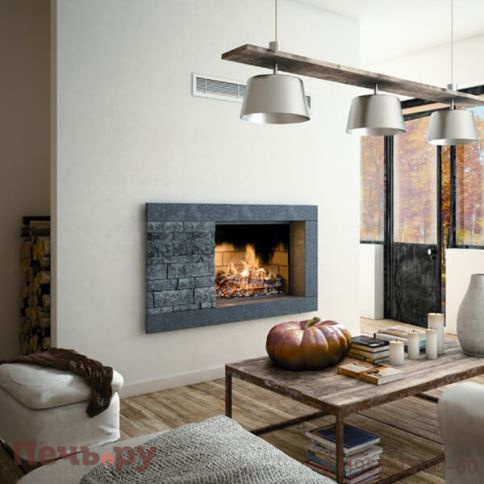 Каминная топка Totem Frontal TECHNIKA 800 с опцией шиберной заслонки фото 4