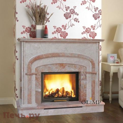 Каминный портал Лисбоа 7 Крема Нова фото