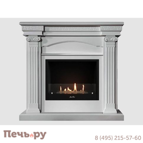 Каминный портал Lux Fire МДФ Николь 1300 с биокамином Фаер Бокс 1-33 фото