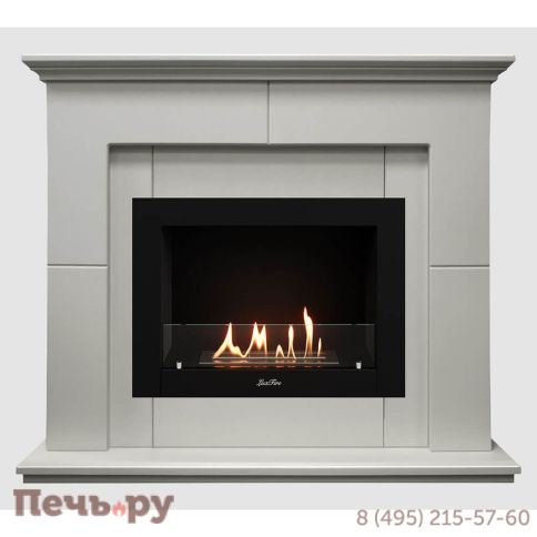 Каминный портал Lux Fiue МДФ Пьер 1300 с биокамином Фаер Бокс 2-33 фото