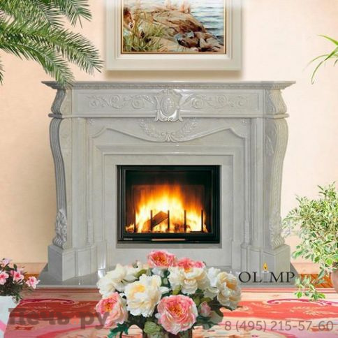 Каминный портал Цезарь 2 фото