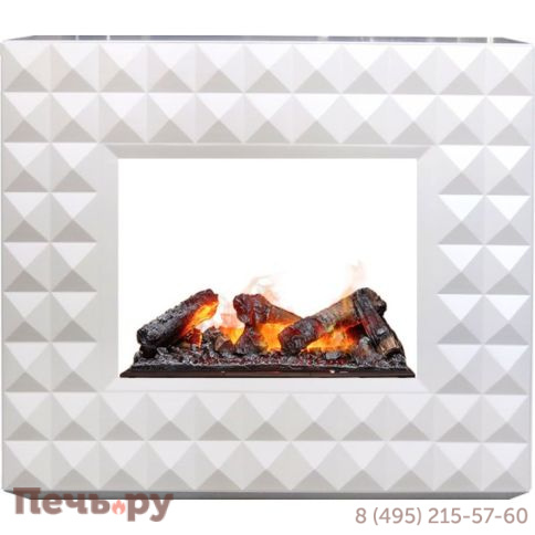 Каминокомплект Dimplex Opti-Mist Diamond - Бьянко белый с очагом Cassette 600 NH фото 2