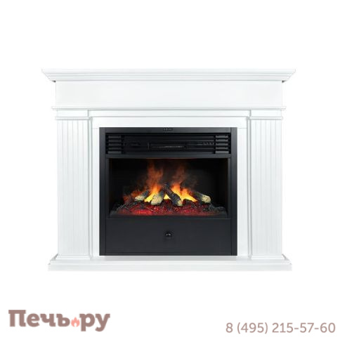 Каминокомплект Royal Flame Bern (Разборный) - Бьянко белый с очагом Design B650RF 3D фото