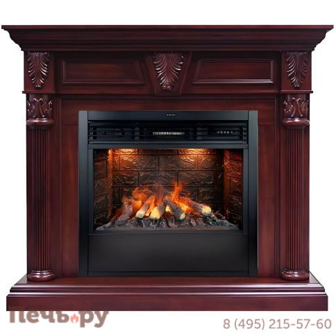Каминокомплект Royal Flame Sheffield Темная вишня с очагом Design B800RF 3D фото