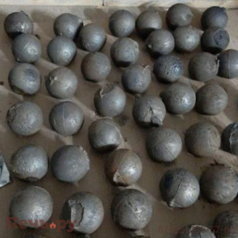 Камни для бани Bas Чугунные ядра диаметр 6 см (ведро 5 кг) фото