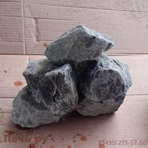 Камни для бани Bas Дунит колотый (коробка 20кг) фото