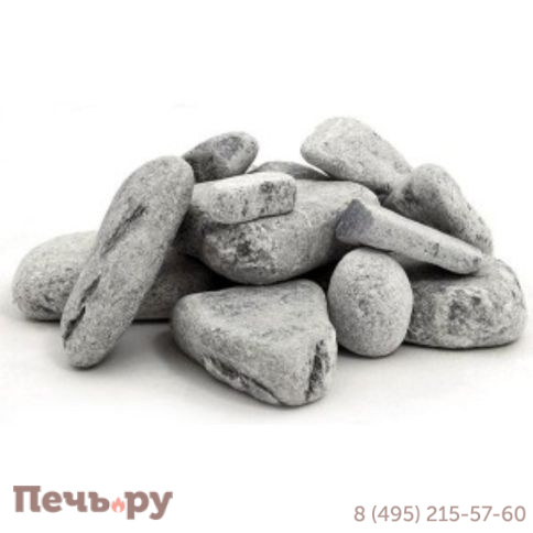 Камни для бани Талькохлорит 20 кг. обвалованный фото