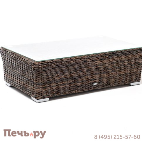 Капучино 4SiS журнальный столик из искусственного ротанга (гиацинт), цвет коричневый фото 3