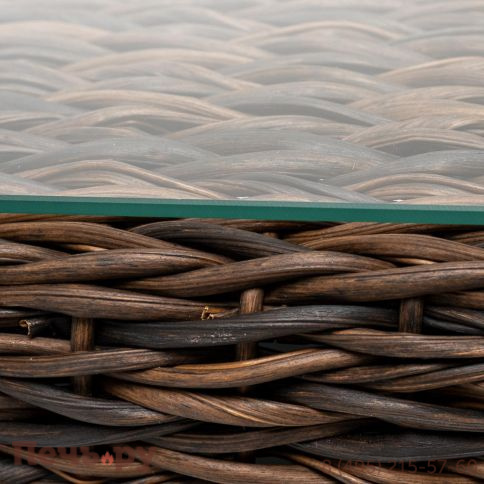 Капучино 4SiS журнальный столик из искусственного ротанга (гиацинт), цвет коричневый фото 6