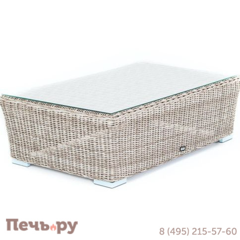 Капучино 4SiS журнальный столик из искусственного ротанга, цвет бежевый фото 5