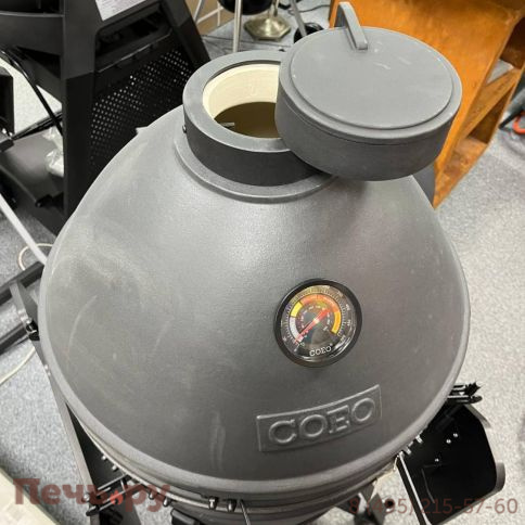 Керамический гриль Coeo Quatro L с тележкой фото 3