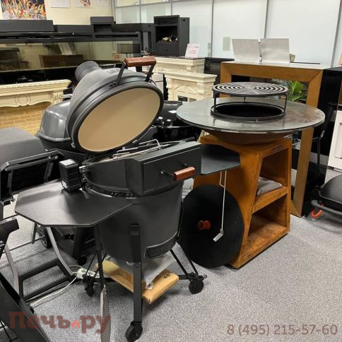 Керамический гриль Coeo Quatro L с тележкой фото 5