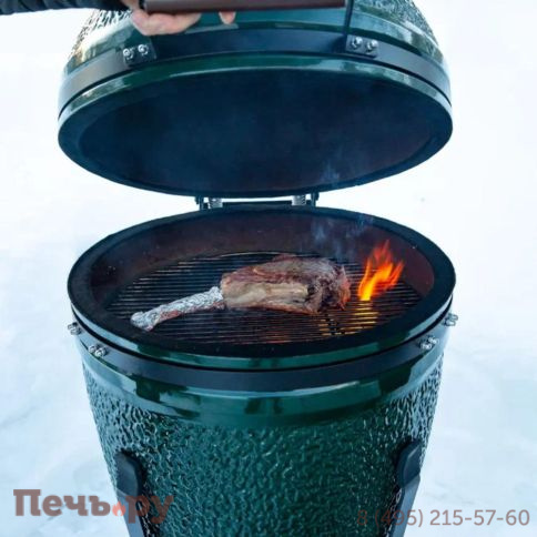 Керамический гриль Green Kamado L фото 14