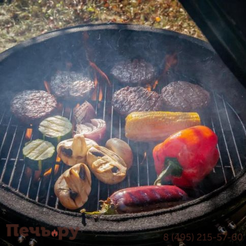 Керамический гриль Green Kamado L фото 16