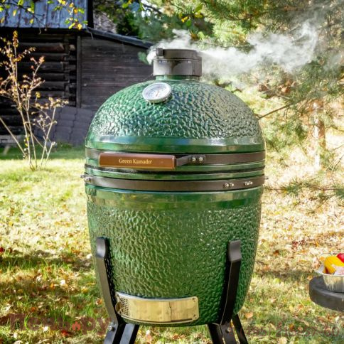 Керамический гриль Green Kamado L фото 4