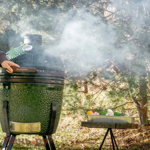 Керамический гриль Green Kamado L фото 5