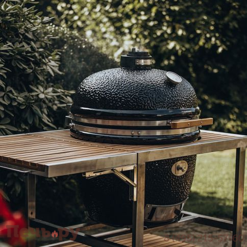 Керамический гриль Monolith Classic Pro Series 2.0 Black без ножек фото 3