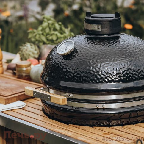 Керамический гриль Monolith Classic Pro Series 2.0 Black без ножек фото 4