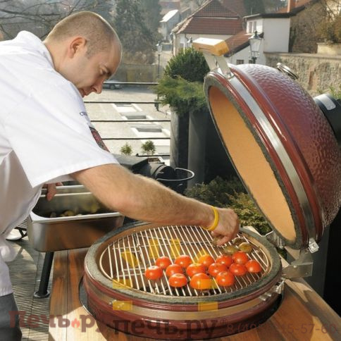 Керамический гриль Monolith Classic Pro Series 2.0 Black без ножек фото 5