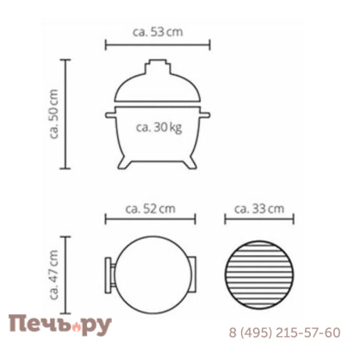 Керамический гриль Monolith Icon фото 15