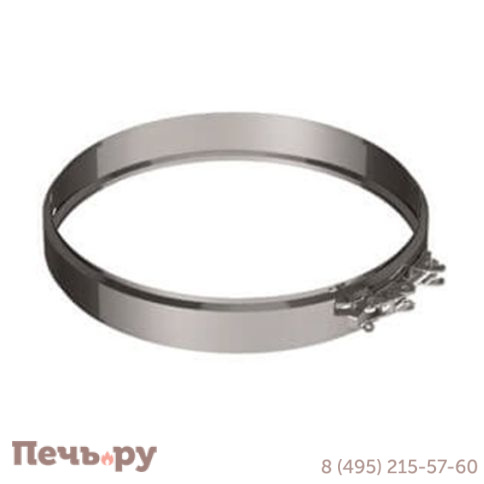 Хомут соединительный с изоляцией Вулкан V50R (AISI 321 0.5мм + AISI 304 0.5мм) фото