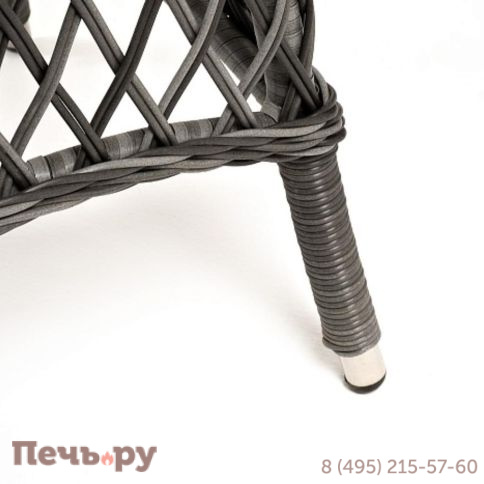 Кофейный комплект 4SiS Алиса из искусственного ротанга, цвет коричневый фото 5