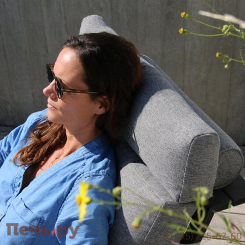 Комплект Brafritid Malmo, антрацит/серый, алюминий/тик фото 2