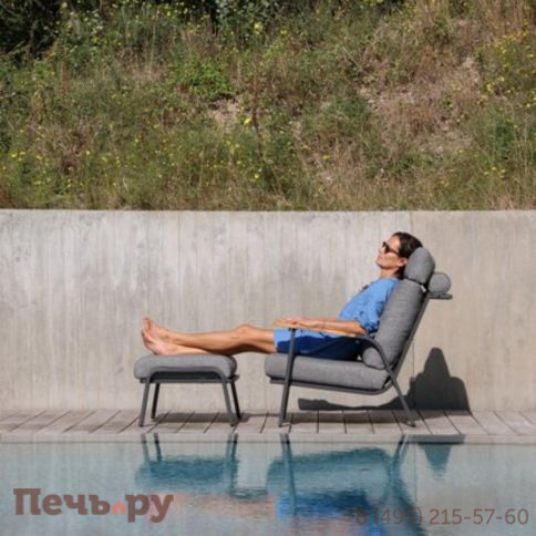 Комплект Brafritid Malmo, антрацит/серый, алюминий/тик фото 7