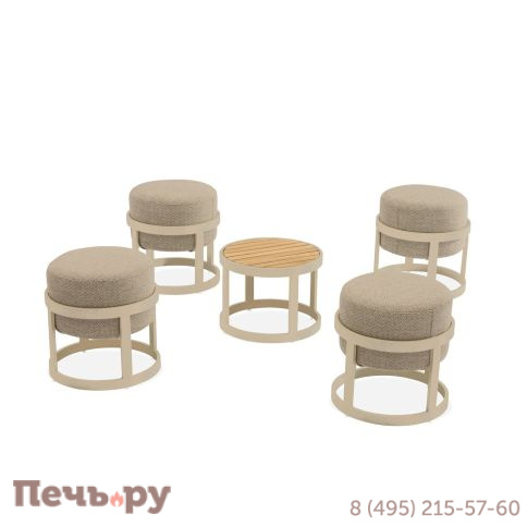 Комплект Brafritid Tumba алюминий фото 2