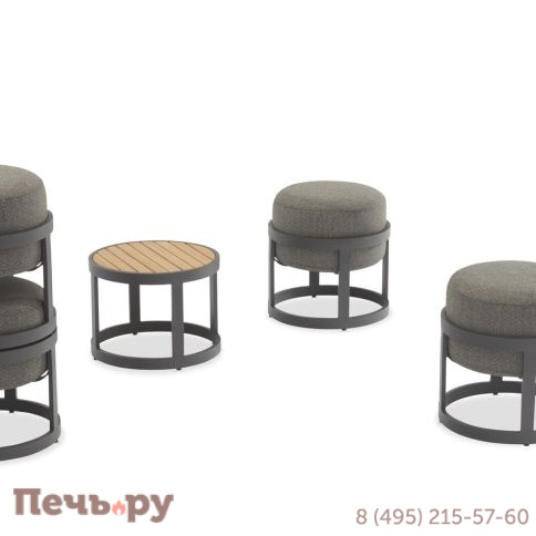 Комплект Brafritid Tumba алюминий фото 4