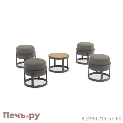 Комплект Brafritid Tumba алюминий фото