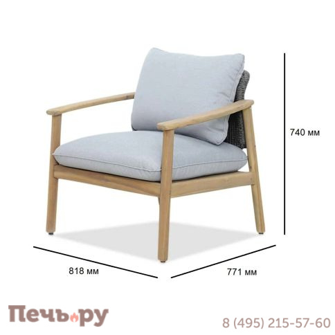 Комплект деревянной мебели Tagliamento Freeport TAG/FREEPORT/LOUNGE3 фото 5