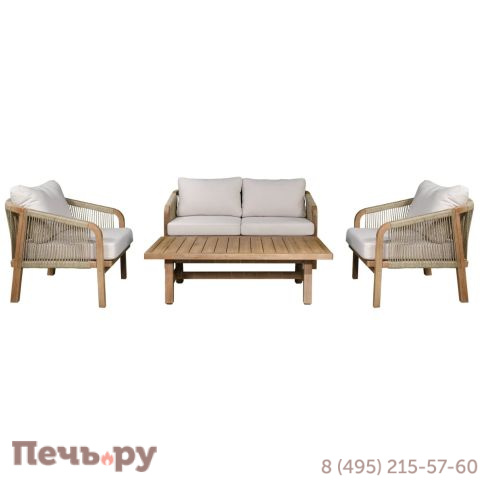 Комплект деревянной мебели Tagliamento Ravona KD TAG/RAVONA-KD/LOUNGE2 фото 12