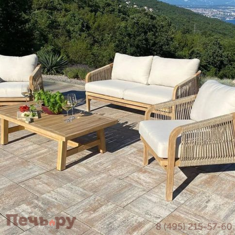 Комплект деревянной мебели Tagliamento Ravona KD TAG/RAVONA-KD/LOUNGE2 фото 2