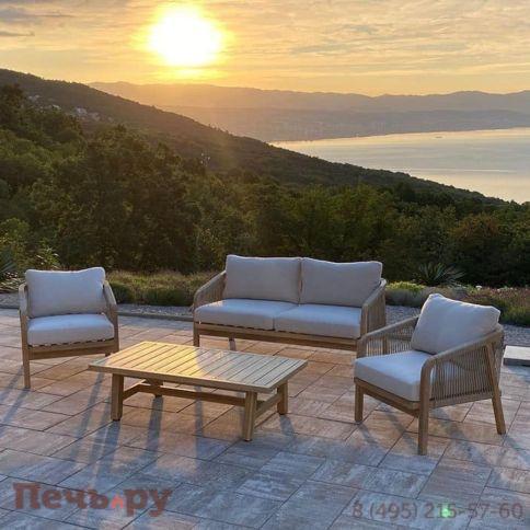 Комплект деревянной мебели Tagliamento Ravona KD TAG/RAVONA-KD/LOUNGE2 фото