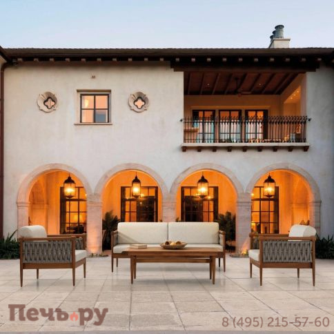 Комплект деревянной плетеной мебели Gardenius Knob фото 2