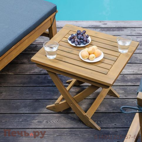 Комплект из 2-х шезлонгов Royal Family PAOLO из акации и столика RAMON фото 6