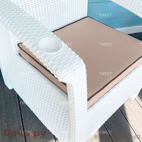 Комплект кресел TWEET Double Seat, цвет: белый фото 8