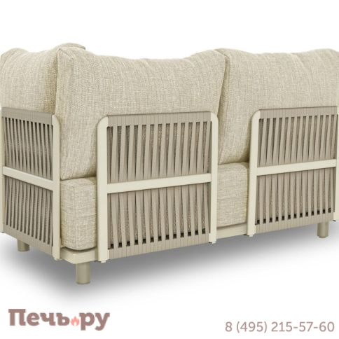 Комплект лаунж мебели Brafritid Goteborg, бежевый/натуральный, алюминий/тик фото 10