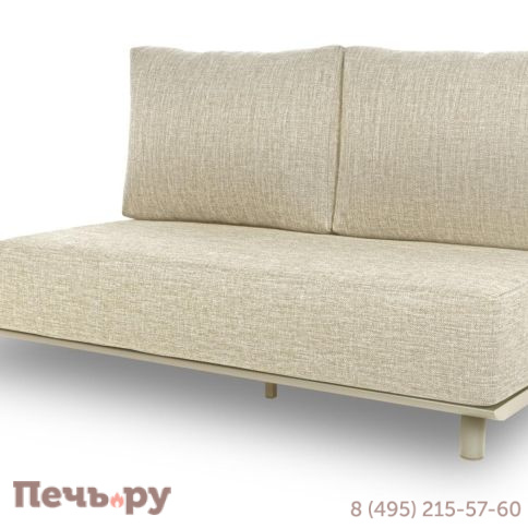 Комплект лаунж мебели Brafritid Goteborg, бежевый/натуральный, алюминий/тик фото 7