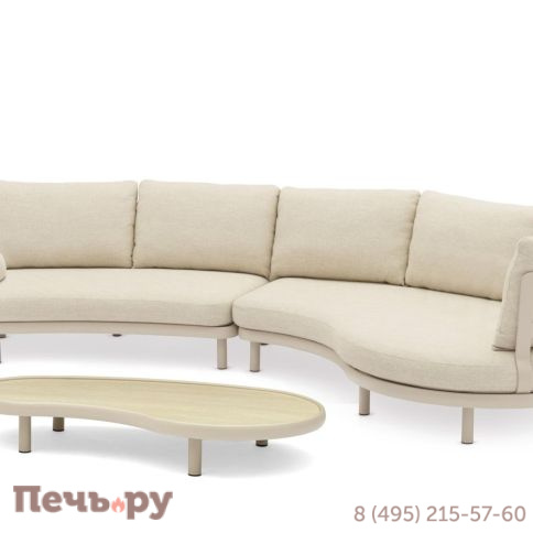 Комплект лаунж мебели Brafritid Gotland, бежевый, алюминий фото 6