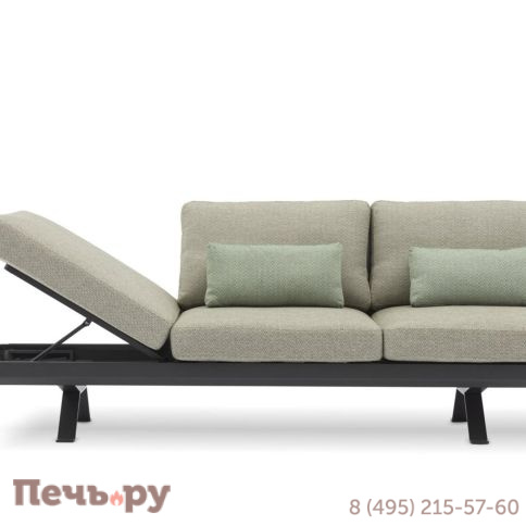 Комплект лаунж мебели Brafritid Lund 1, антрацит/серый, алюминий фото 4