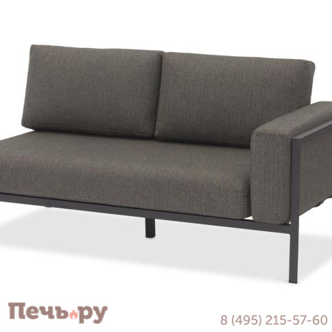 Комплект лаунж мебели Brafritid Stockholm 1 антрацит/серый, алюминий фото 6