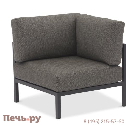 Комплект лаунж мебели Brafritid Stockholm 1 антрацит/серый, алюминий фото 9