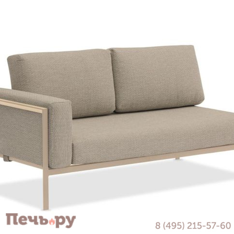 Комплект лаунж мебели Brafritid Stockholm 1 бежевый/коричневый, алюминий фото 3